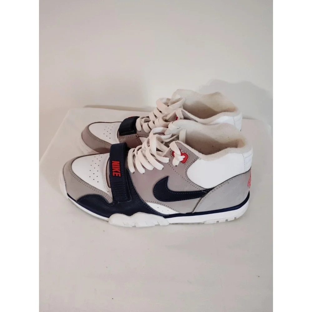 Nike Air Trainer 1 Photon Dust Midnight Navy Retro Preppy Training Shoes Men 7.5